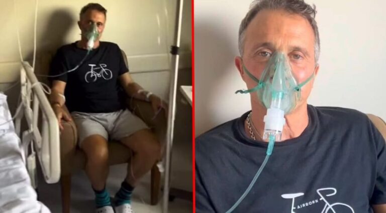 Internaron de urgencia Sergio Lapegüe por un problema respiratorio: «Tengo una»