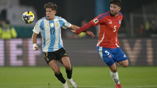 Argentina nunca afloja: le ganó 1 a 0 a Chile y debutó Franco Mastantuono