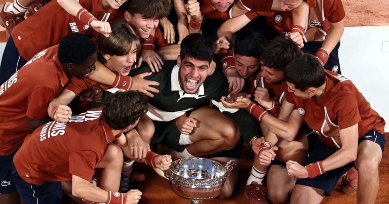 Tras el triunfo de Alcaraz: así quedó el ranking histórico de campeones en Roland Garros