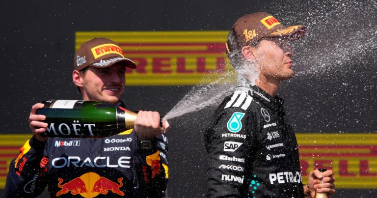 Crece la tensión entre Max Verstappen y George Russell: Red Bull apuntó contra Mercedes