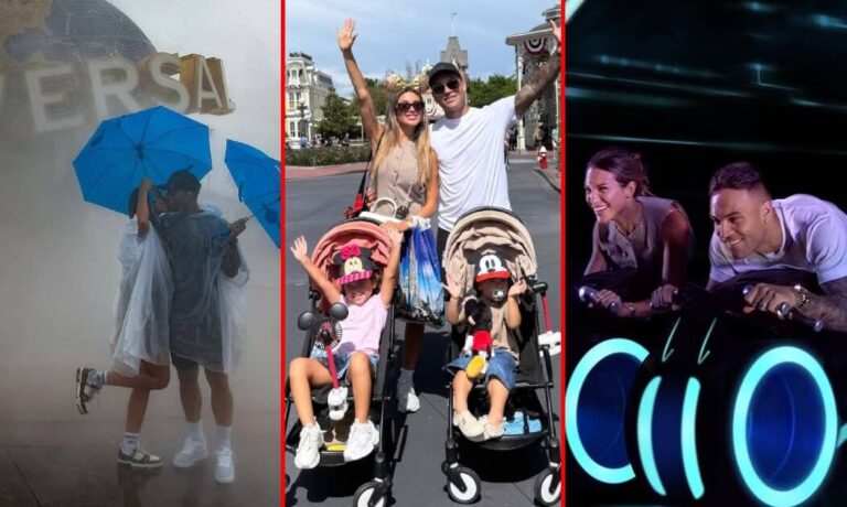 Las fotos de las soñadas vacaciones de Lautaro Martínez y su familia por Disney