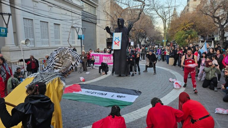 Importante concentración en Mendoza contra el genocidio en Gaza