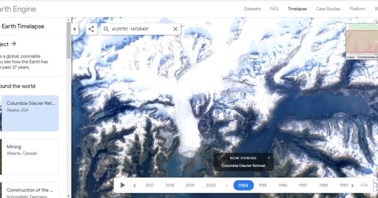Google Earth permite viajar al pasado y ver imágenes antiguas con Street View