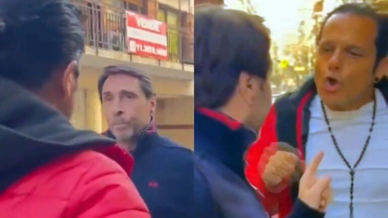 Video: un candidato a diputado agredió a Eduardo Feinmann a la salida de la radio