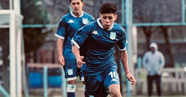 Erik Florentín, la joya de Racing de 16 años que nació en Fiorito y la rompe en el Mundial de Clubes Sub 18: «El nuevo Maradona que tumbó al Madrid»