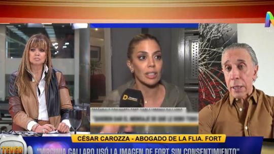 Exclusivo de ‘Te veo’: el abogado de la familia de Ricardo Fort consideró que Virginia Gallardo que «lo usó para la campaña política»