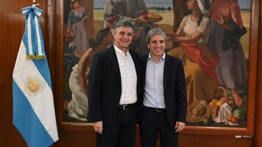 Jorge Macri y Luis Caputo buscan resolver la millonaria deuda por la coparticipación porteña