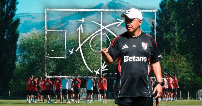 La idea de Gallardo con la formación para el segundo amistoso de River