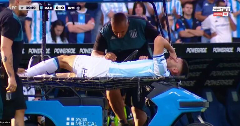 Racing rescató un empate ante Independiente Rivadavia con diez por la roja a Miljevic y tras la lesión de Maravilla Martínez